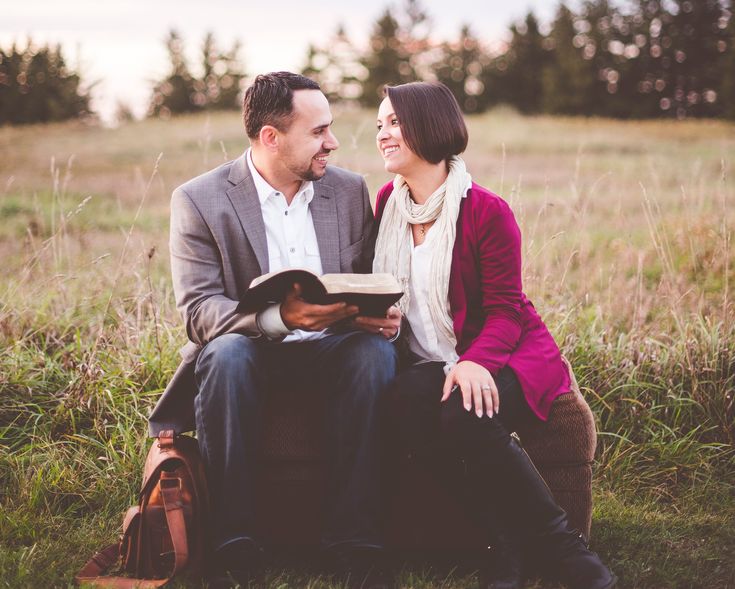 Christian couple connecting